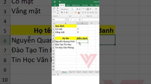 Hướng Dẫn Cách Tạo Dấu Check Và Dấu X Trong Excel Cực Đơn Giản - Daotaotinhoc.vn смотреть онлайн