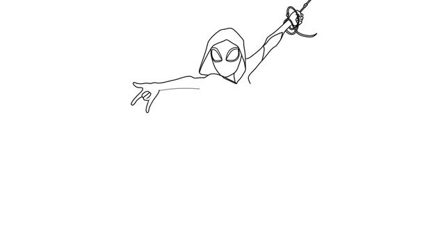 How to Draw Spider Gwen | Step-by-Step смотреть онлайн