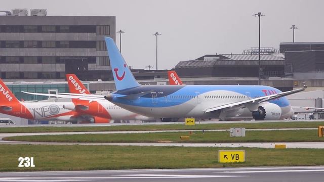 Great Takeoff TUI G-TUIN Boeing 787-9 Dreamliner BY104 Manchester MAN To Vieux Port UVF 03/12/2020 смотреть онлайн