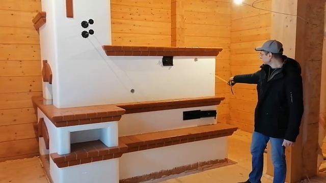 Русская печь с лежанкой от компании "Камин Очаг" смотреть онлайн