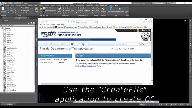 FDOT Civil 3D State Kit - Request Support смотреть онлайн