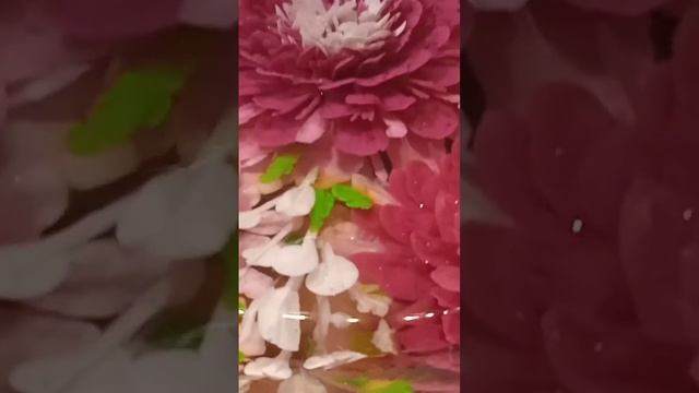 3D цветы ,,Бордо" смотреть онлайн