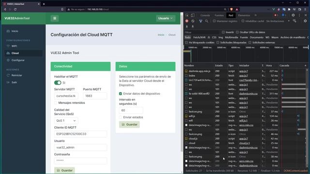 VUE CLI Análisis de Rendimiento navegador Vue32 Admin Tool смотреть онлайн