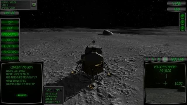 Lunar Flight Tutorial 10 - Lost Cargo Missions смотреть онлайн