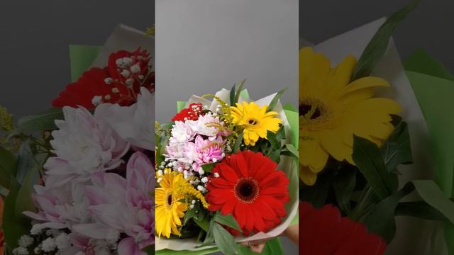 Доставка Букетов в Нижнем Новгороде - Букет из Гербер - Нежная Роза 24 смотреть онлайн