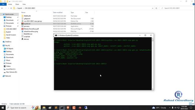 winrar zero day exploit | exploiting 0day winrar (CVE-2023-38831) смотреть онлайн