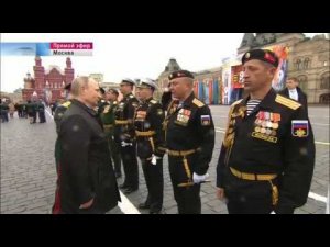 Фрагмент телеэфира (Первый канал, 9.05.2017)
