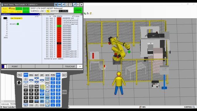 FANUC robot logic - JMB LBL, CALL, WAIT instructions / Non-conditional statements / Branching pt. 1 смотреть онлайн