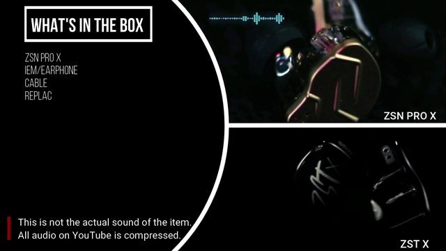 KZ ZSN PROX & ZST X IEM/EARPHONE/HEADPHONE UNBOXING WITH SOUND TEST | BTech смотреть онлайн
