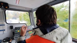 Обзор и тест драйв тепловоза ТУ7А! Впервые в жизни повел тепловоз!