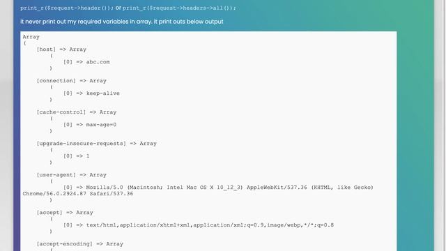 how to get all the headers information in laravel 5.4 смотреть онлайн
