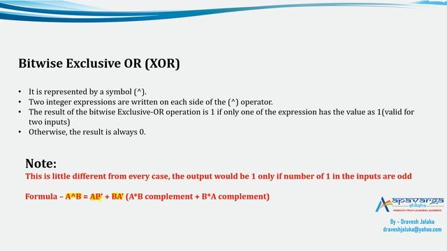 Bitwise XOR operator (Hindi) смотреть онлайн