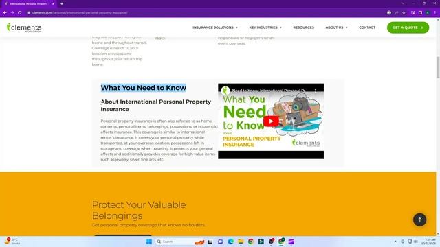International Personal Property Insurance смотреть онлайн