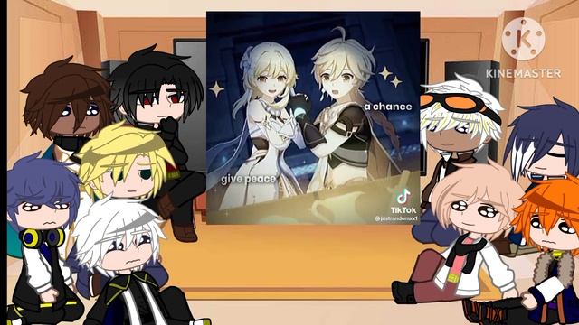 ||•° Obey me brothers react to f!mc°• || ft. Simeon and Solomon || gacha club|| obey me! & genshin| смотреть онлайн