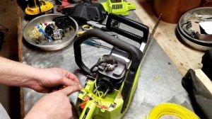 Poulan 2050 Chainsaw - Installing New Fuel Lines
