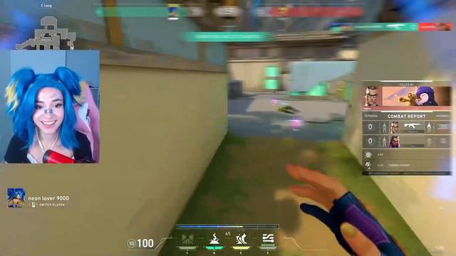 Tilting Streamers With Neon Movement