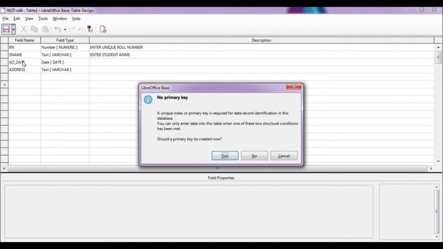 LibreOffice Base Tutorial -1 | Create Database and Create Table | How to Create Database | смотреть онлайн