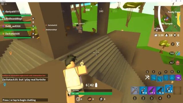 Играем в Королевскую битву!!Roblox смотреть онлайн