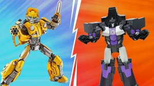 Видео Роботы Трансформеры – Бамблби и Мегатрон! Автоботы против Десептиконов! – Лучшие игры битвы