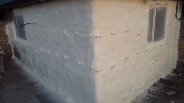 Утепление дома пенополиуретаном