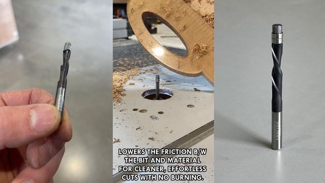 Best Flush Trim Router Bit For Router Templates - High Performance Sprial Down Cut 1/4" Bit смотреть онлайн