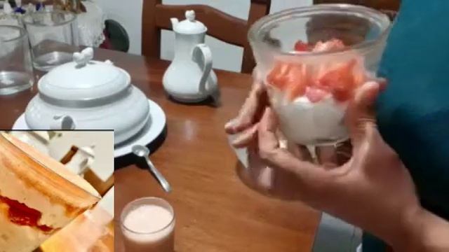 preparando dolce ricotta e fragole (ricotta y fresa). смотреть онлайн