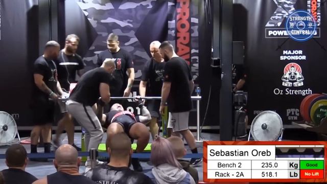 Sebastian Oreb (Thor's Coach) - 2nd Place 110 kg - Pro Raw XI - 940 kg Total смотреть онлайн