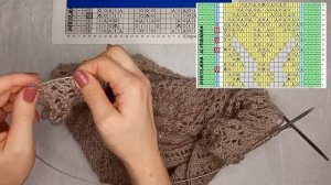 Шаль ПАУЛИНА | Подробный МК | Часть 2