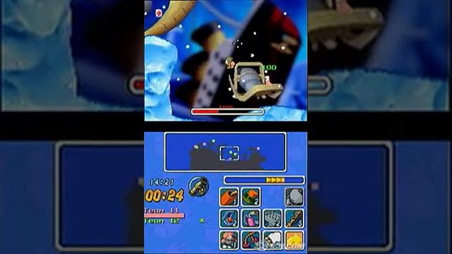 Worms: Open Warfare Nintendo DS Gameplay_2006_01_11_2 смотреть онлайн