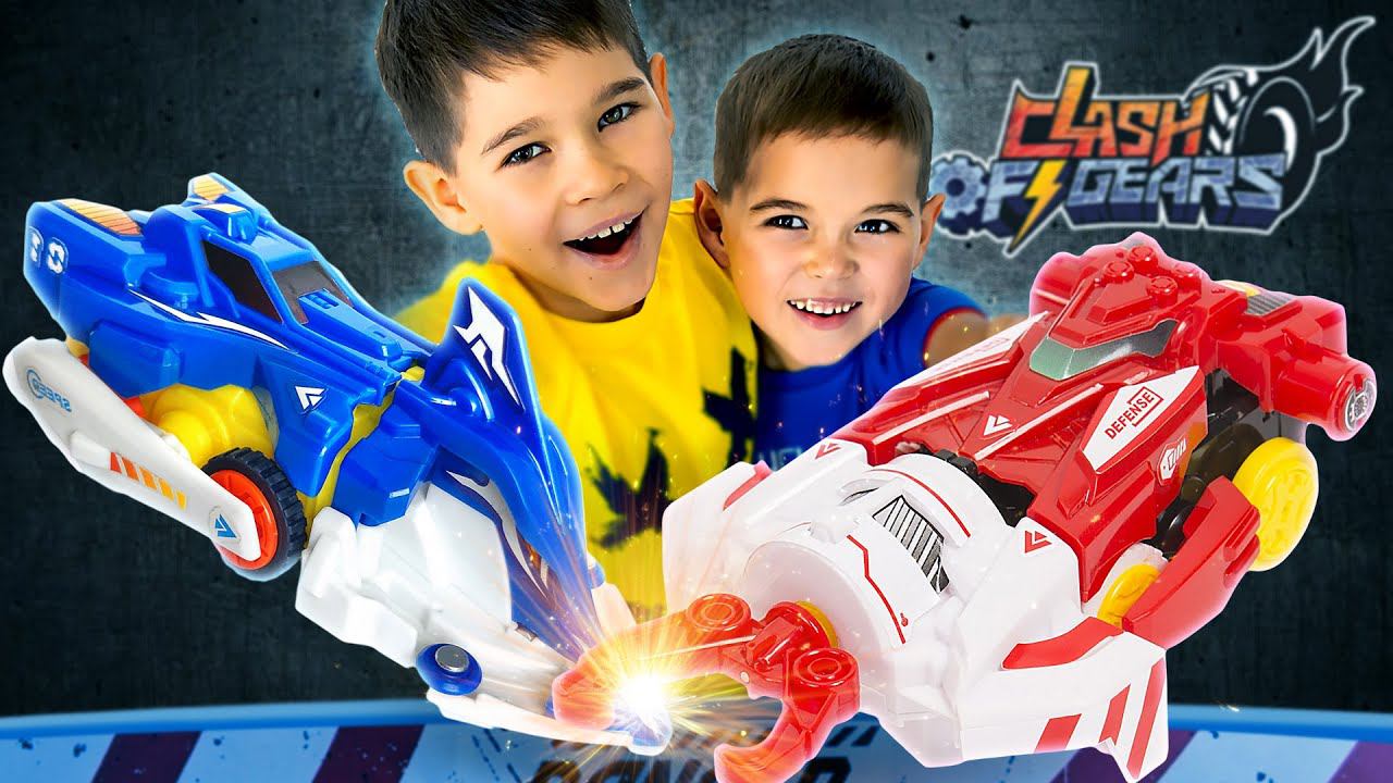 Эрик и Глеб играют в БЕШЕНЫЕ ГОНКИ с МАШИНАМИ Clash of Gears / Erik Show смотреть онлайн