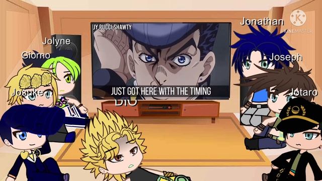 Jojos react to the Joestar rap with DIO смотреть онлайн