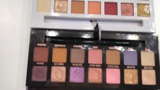 КОСМЕТИЧКА ЗИМЫ.Палетки теней и для лица.Однушки и хайлайтеры. смотреть онлайн