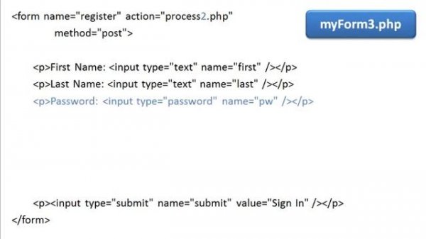 HTML: How to Create FORMS and Get Field Data with PHP