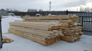 Доски для каркаса дома с другой пилорамы.