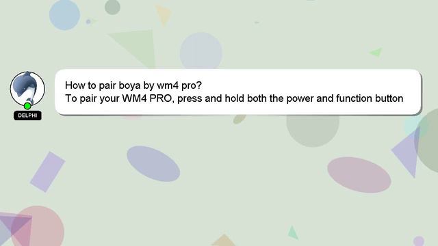 How to pair boya by wm4 pro? смотреть онлайн