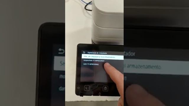Digitalização através do painel da Canon MF 445. смотреть онлайн