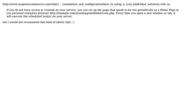 Magento: How to use cron.php without setting in control panel? (3 Solutions!!) смотреть онлайн