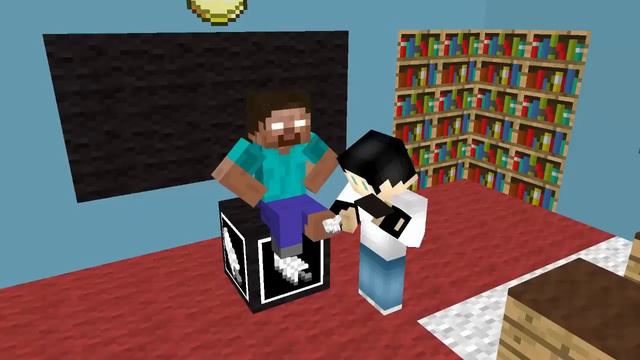 Monster School: Tickle Challenge - Minecraft Animation смотреть онлайн