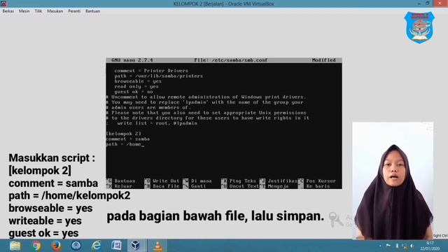 Konfigurasi file server (samba) linux debian 9 kelompok 2 смотреть онлайн