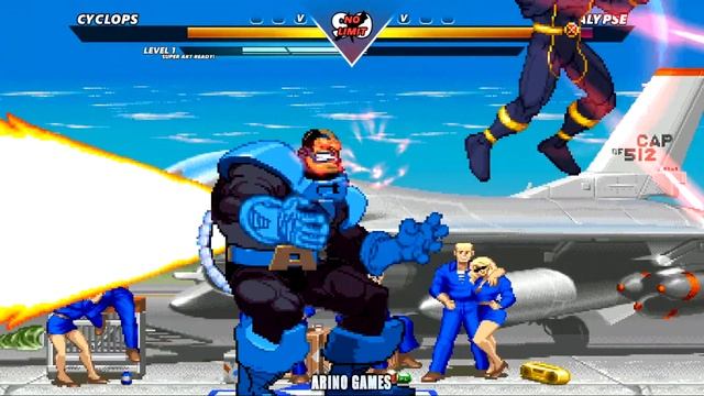 CYCLOPS VS APOCALYPSE! THE GREATEST FIGHT YOU'LL SEE TODAY! 4K ARINO GAMES смотреть онлайн