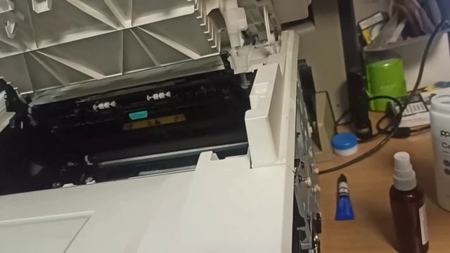 HP laserjet pro mfp m227 как достать картридж и фотобарабан смотреть онлайн