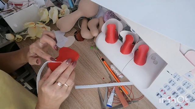 #Интерьерная кукла своими руками. Создаю ботиночки часть 1. смотреть онлайн