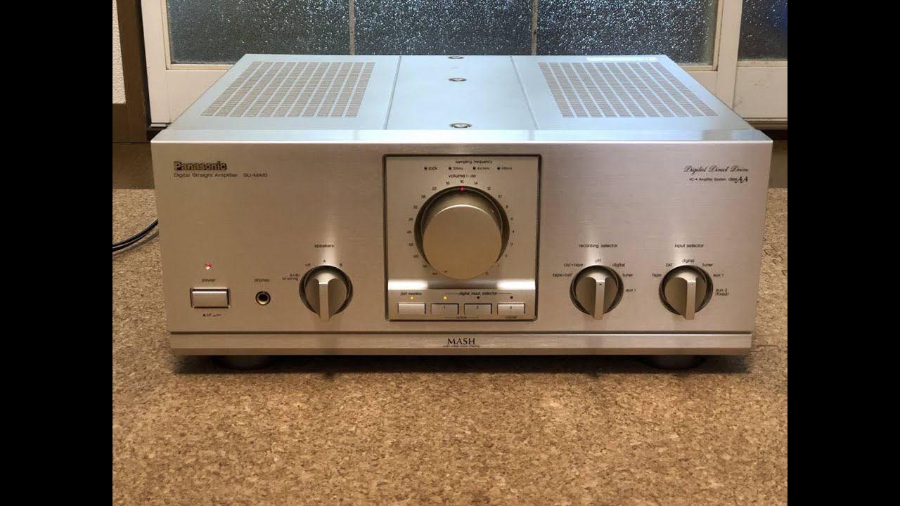 Panasonic SU-MA10 - топ Hi-Fi усилитель, быстрый взгляд смотреть онлайн