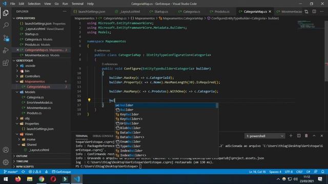 Mini gerenciador de estoque com .NET CORE MVC, Entity Framework Core e PostgreSQL #1 смотреть онлайн