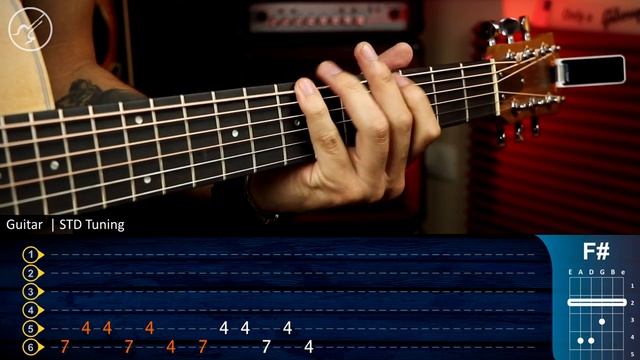 Old Town Road - Lil Nas X (Табулатура) Guitar Tutorial TABS смотреть онлайн