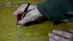 Алмазный стеклорез (как им резать)