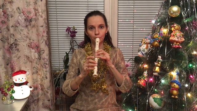 М. Красева - Ёлочка на блокфлейте соло смотреть онлайн