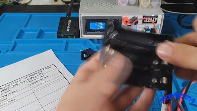 Тест Li-Ion аккумулятора 18650 Panasonic NCR18650B 3400mAh смотреть онлайн