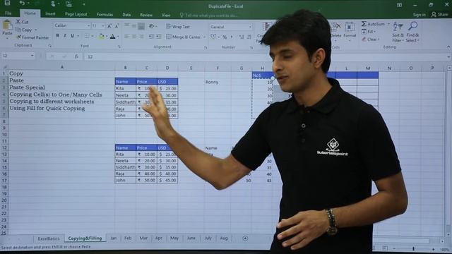 MS Excel - Copying and Filling - Tricks смотреть онлайн