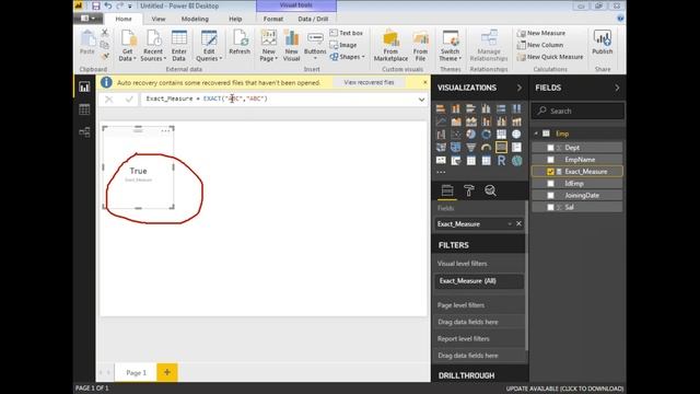 Exact Function in Power BI | Exact function in DAX | Exact in DAX смотреть онлайн